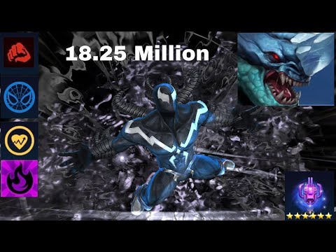 Venom 18.25 Million (Brilliant Rage) | Combat Hero Human ABX Burn - Marvel Future Fight