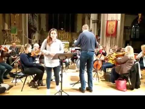 Rehearsal of Chiara Skerath & the Mozartists performing Hasse & Haydn