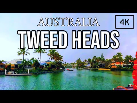 4K Cruise | Sub Tropical Tweed Coast & Tweed Valley | Tweed River on Rainy Day | Tweed Heads Marina