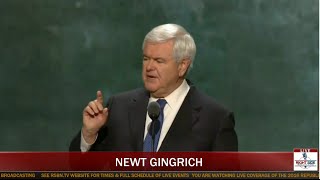 FULL SPEECH: Newt Gingrich Speaks at Republican National Convention (7-20-16)