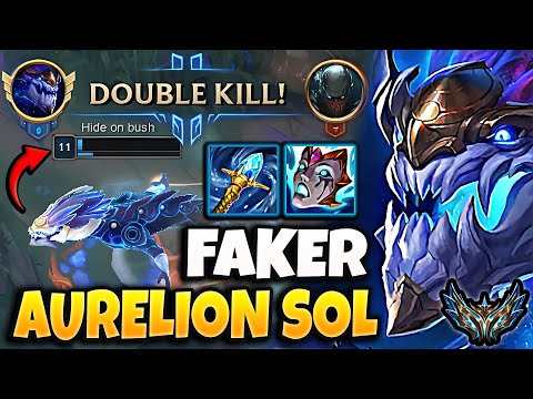 T1 Faker Aurelion Sol vs Leblanc [ MID ] Korea Challenger Patch 14.5 ✅