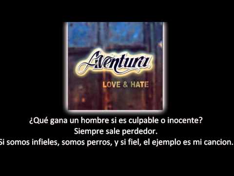 Aventura - Llorar (lyric - letra)