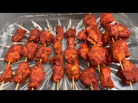 How to make Chicken tikka skewers- tasty dinner ideas 🍢😋 chicken tikka | Eid special