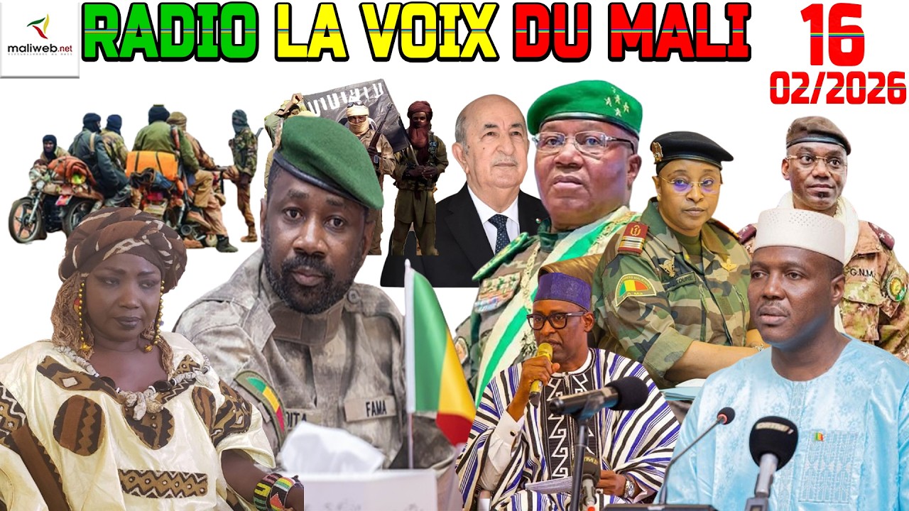 La Revue de Presse de la RADIO LA VOIX DU MALI du 16 Février 2026