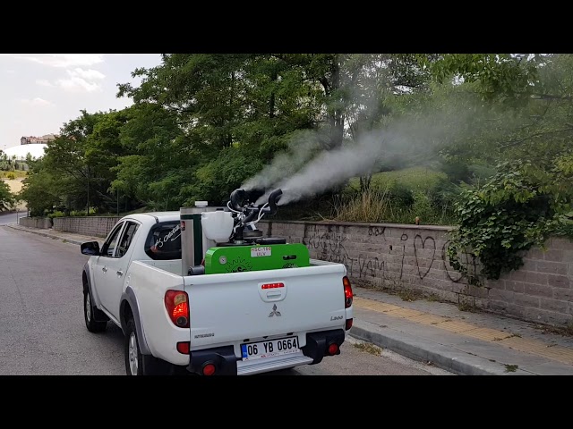DRS Teknik Turkish ULV fogger, 100-liter capacity, for controlling flying insects, with 4 spray nozzles, model HSC 100