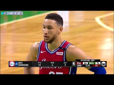 Ben Simmons Full Highlights 2018 ECSF Game 1 Celtics vs Philadelphia 76ers 18 7 6! | FreeD