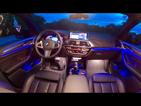 BMW X4 2021 - Demonstration von CRAZY AMBIENT LIGHTS & LED Lights (M Sportpaket)