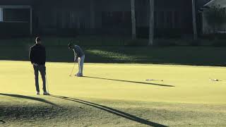 George Leigh UNLV Golf par putt par3 h11 sea best Sawgrass 2/3/20