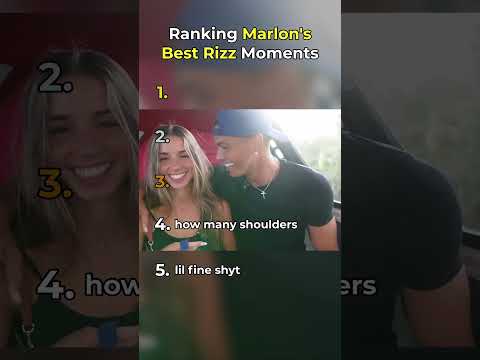 Ranking Marlon's BEST RIZZ Moments 😈