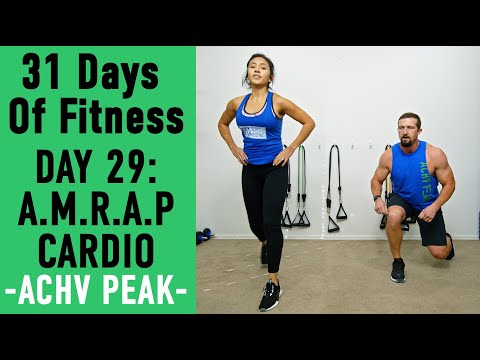 31DoF Day 29 - Cardio AMRAP Workout  - With Low Impact Options