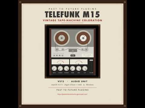 Free Download Telefunk M15: Tape Machine Plugin v0.3.0 AU VST3 WiN MAC