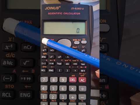 How to reset all Joinus Scientific Calculator #shorts#subscribe#thricetrio33