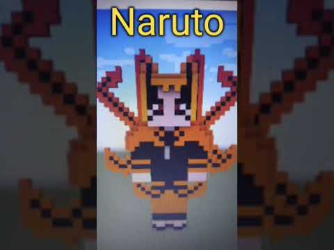 Anime characters in Minecraft