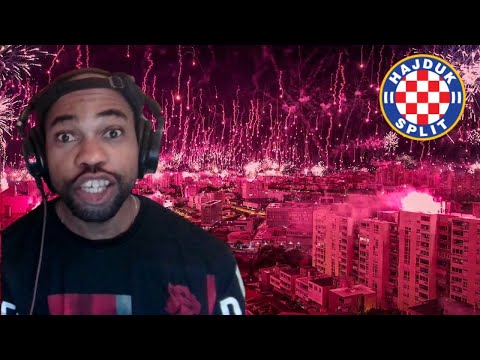 American Reacts To Pyro Rain in Split! Torcida Split 70th Anniversary Celebration