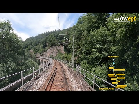 Führerstandsmitfahrt durch das Murgtal: mit bwegt von Baiersbronn nach Hilpertsau