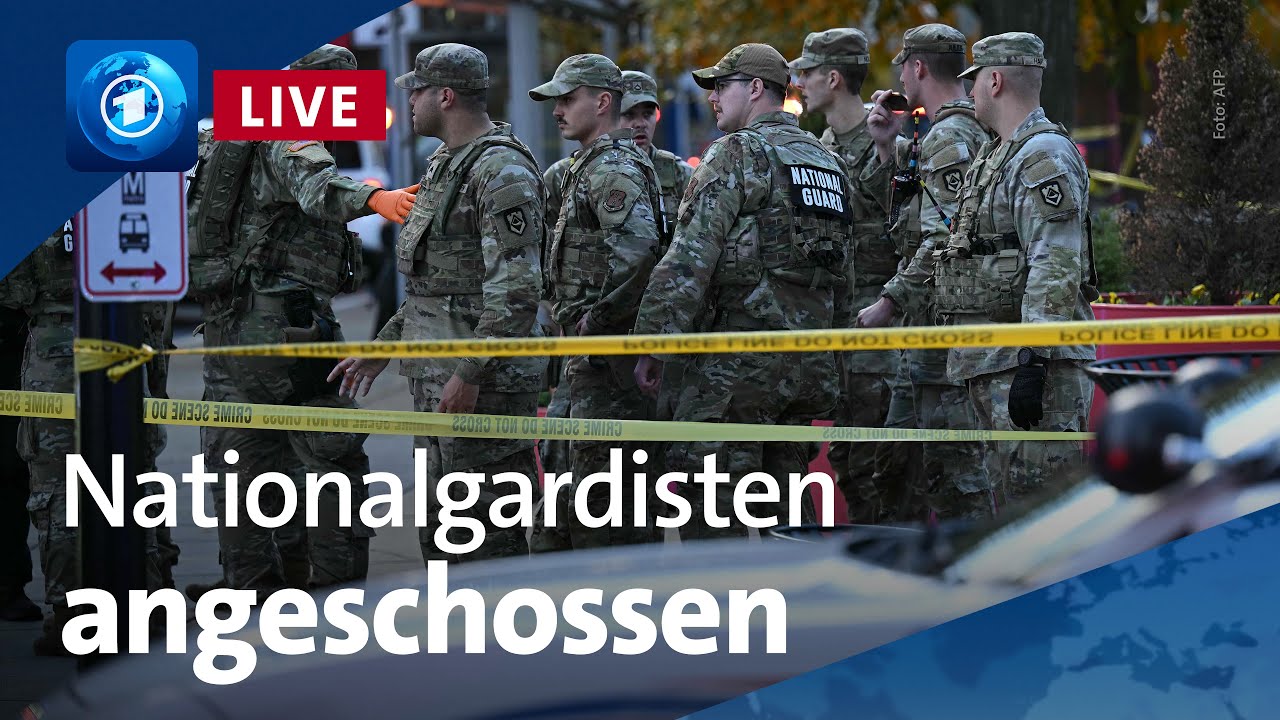 Sondersendung tagesschau24: Nationalgardisten am Weißen Haus angeschossen