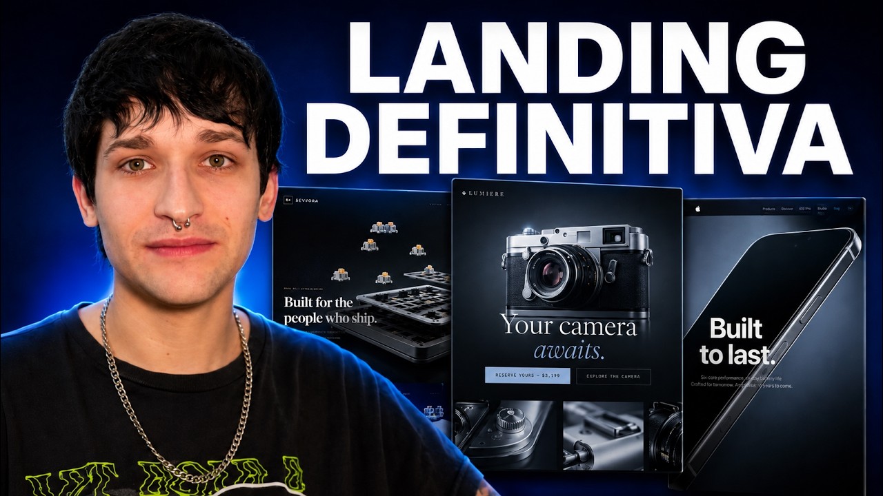 Landing moderna con vídeo IA y scroll reveal: cómo hacer que no parezca hecha con IA