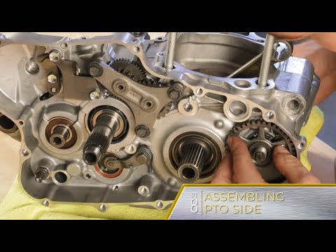 ProX CRF450X Rebuild Part 8: PTO Side Assembly