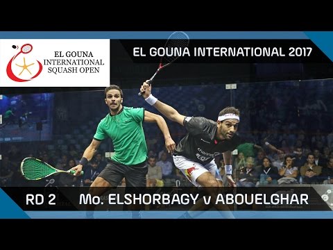 Squash: Mo. ElShorbagy v Abouelghar - El Gouna International 2017 Rd 2 Highlights