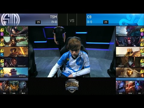 C9 vs TSM Game 2 Highlights - CLOUD9 vs TEAM SOLOMID NA LCS Week 3 Summer 2016