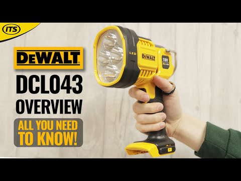 Dewalt DCL043 18V XR LED Spotlight - Quick Overview