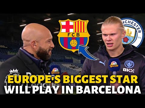 🔥NOW YES! ERLING HAALAND IN BARCELONA! IT WAS EVERYTHING WE NEEDED! BARCELONA NEWS TODAY!