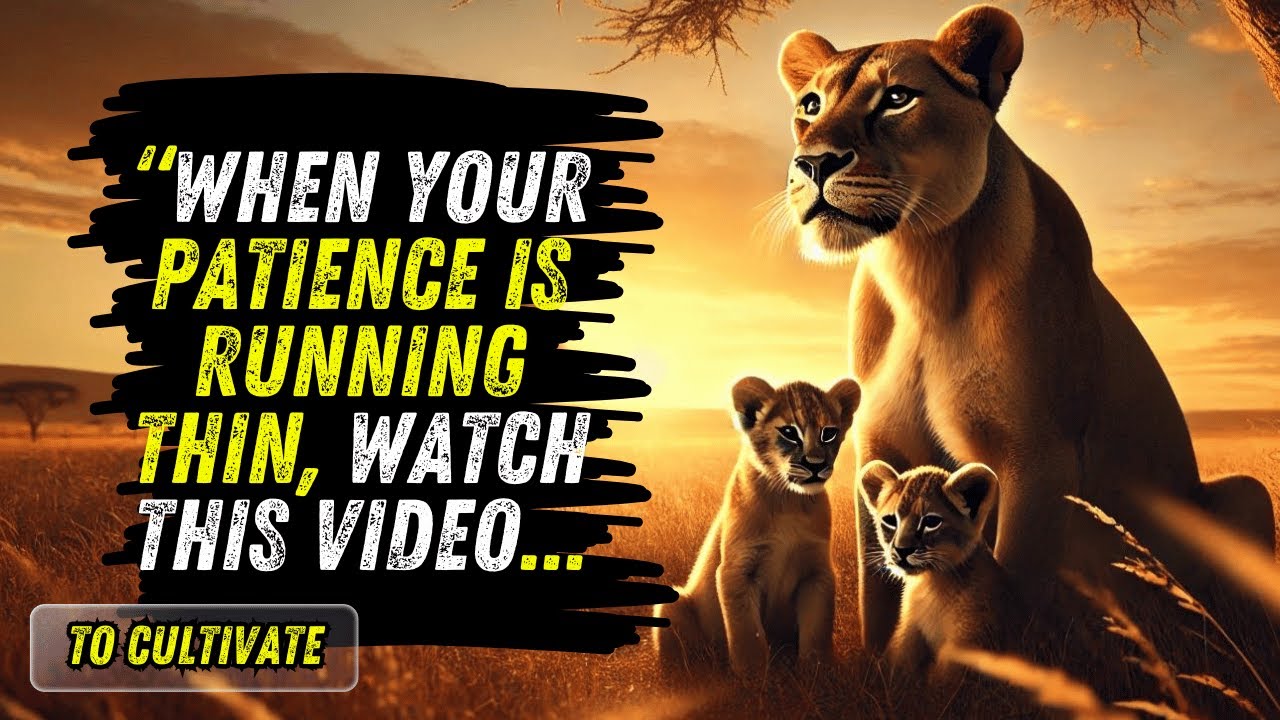 PATIENCE RUNNING THIN? LISTEN TO THIS LIONESS'S STORY! | And become a calmer person.