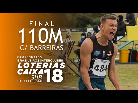 É OURO! VINÍCIUS DE BRITO VENCE OS 110M C/ BARREIRAS | CAMPEONATO BRASILEIRO LOTERIAS CAIXA SUB18