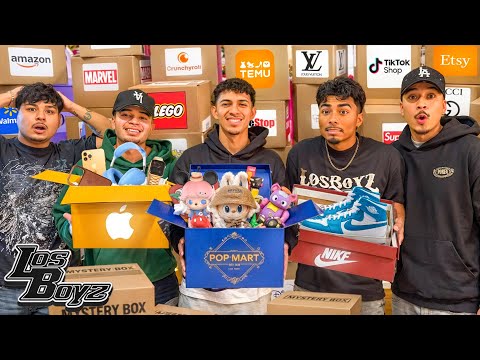 LOS BOYZ BUY A MYSTERY BOX FROM EVERY VIRAL BRAND!!! 
