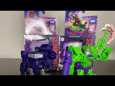 Transformers Stop Motion Reviews: —#40 Transformers Legacy Wave 2 Core Class Shockwave & G2 Megatron