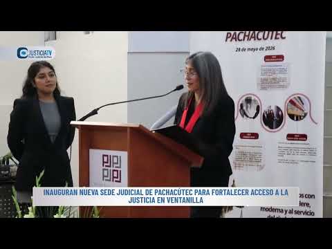 La Corte Superior de Justicia de Puente Piedra - Ventanilla inauguró nueva Sede Judicial en Pachacútec, video de YouTube