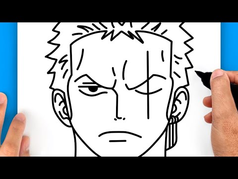 Comment dessiner Zoro (FACILEMENT) - Tuto de dessin de Zoro (ÉTAPE PAR ÉTAPE)