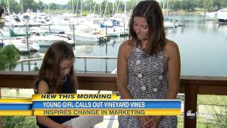 Inspiring Girl Calls Out Vineyard Vines | GMA