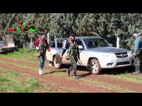 عناصر لواء الفتح يتوجه لإقتحام مطار منغ العسكري