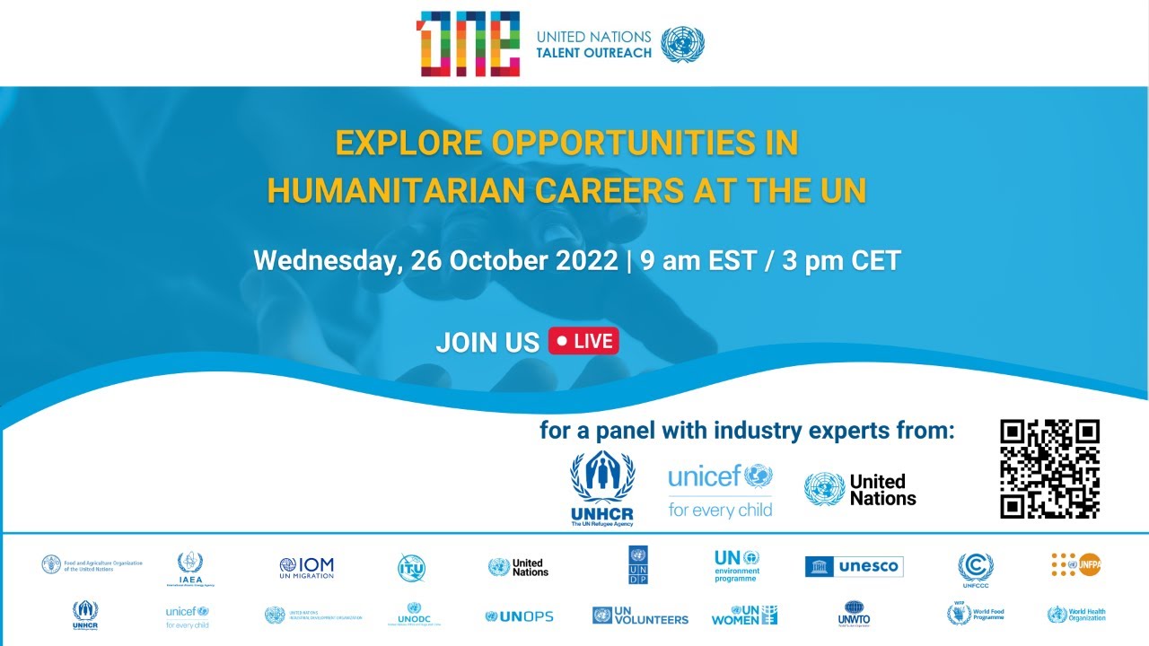 OneUN, Diverse Talents: Explore Opportunities in Humanitarian Careers at the UN