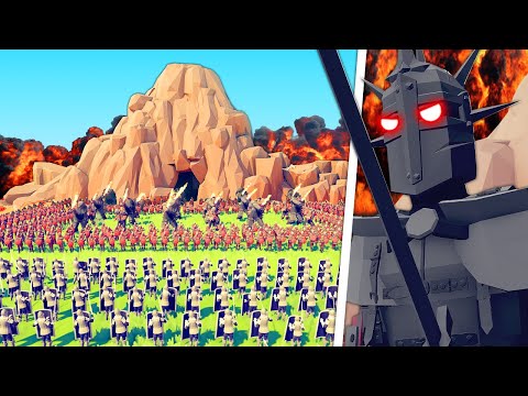 Leading A Medieval Army vs IMPOSSIBLE Mountain Fortress! | TABS Gameplay