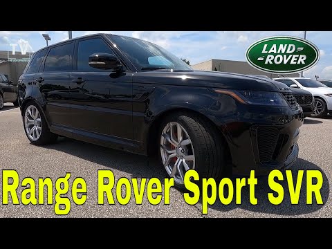 2021 Land Rover Range Rover Sport SVR Walkaround and Start Up