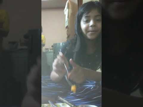 Preksha make a Mango ice cream