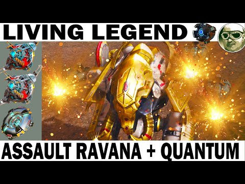 ASSAULT RAVANA 3 STORM MK2 + QUANTUM RADAR WAR ROBOTS LIVING LEGEND