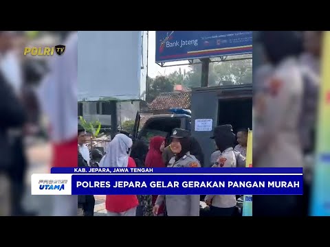 POLRES JEPARA BERSAMA BULOG GELAR GERAKAN PANGAN MURAH