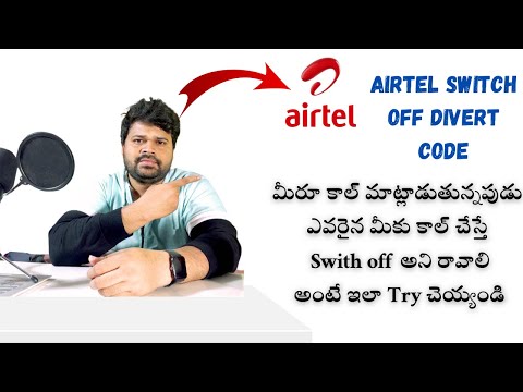 Airtel switch off call divert 2024 || Airtel call divert code || call divert |Call Forword In Telugu