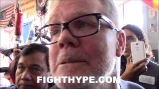 FREDDIE ROACH TALKS GARCIA VS. THURMAN; LIKES THE WINNER FOR PACQUIAO