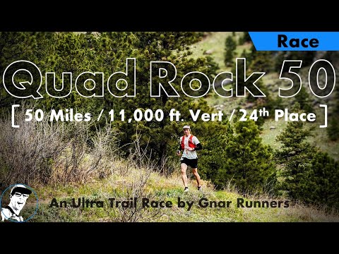 Quad Rock 50 Trail Race // 50 Miles, 11,000 ft. gain, 24th Place