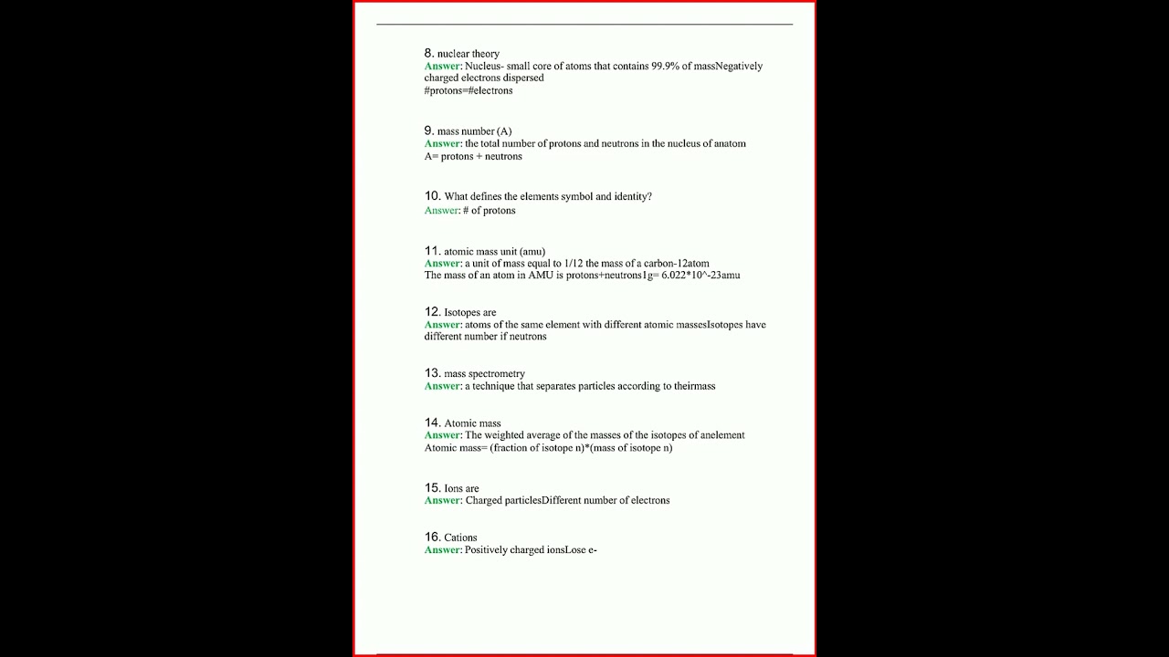 Chem 120 Final Exam 2 Latest Graded A Actual Exam Questions video