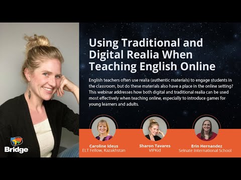 What are realia for teaching English language classes?