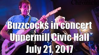 Buzzcocks in concert at Uppermill Civic Hall 2017