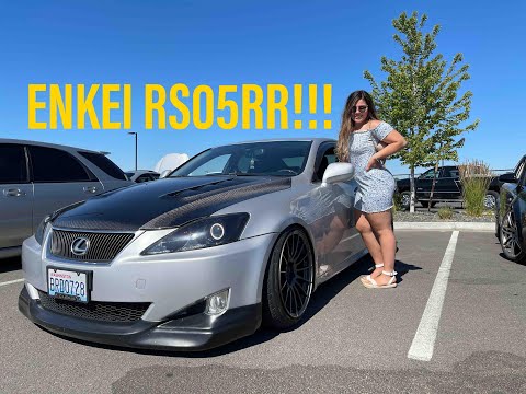 NEW ENKEI RS05RR WHEELS ON MY LEXUS IS350!!! [NEW WHEELS ON THE LEXUS!!!]