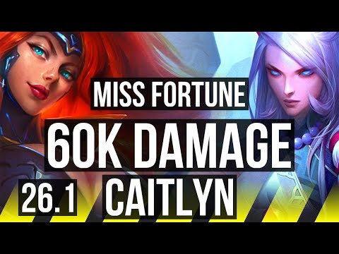 MISS FORTUNE & Karma vs CAITLYN & Maokai (ADC) | 60K damage | KR Diamond | 26.1