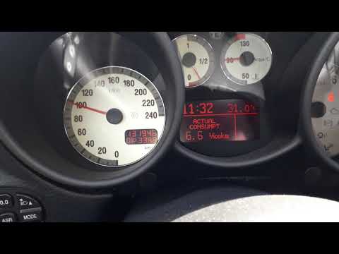 Alfa romeo GT 2.0 jts actual fuel consumption 5th gear