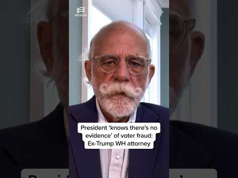 President 'knows there's no evidence' of voter fraud: Ex-Trump WH attorney